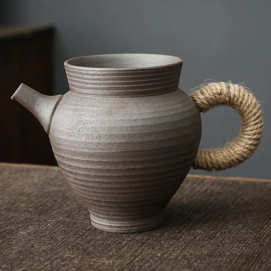 Handmade Pottery Fair Cup 160ml Clay Tea Ware Tea Accessory