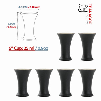 Handmade Ceramic Matte Glazed Finish Sake Cups